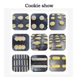 Easy Operation Cookie Depositor Small Biscuit Making Machine for Food Shop