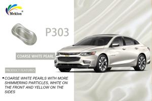 China 1K Anti UV Refinish Car Paint Coarse White Pearl Color Glossy Exterior wholesale