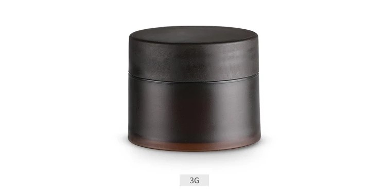 Color Customized Bamboo Cosmetic Jars Logo Engraving With Bamboo Lid 3g 5g 10g 30g 50g