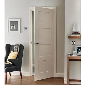 China Side Opening MDF Interior Wooden Door European Style High End Custom for Modern Design wholesale