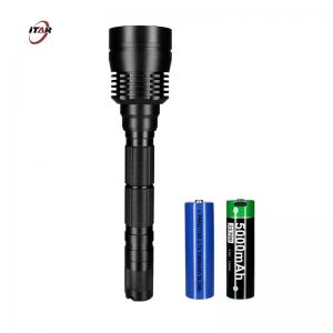 China Aluminum Rechargeable Torch Light High Lumen LED Flashlight With USB C Charging on sale