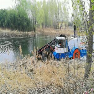 China Aquatic Weed Harvesting Machine 1000m3 hydraulic tank save labor force wholesale