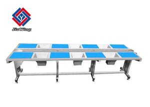 China Fruit And Vegetable 184mm/s 8 Stations Selection Working Table wholesale