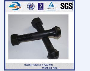China Oxide Black 45# 40Cr Special Railway Bolt , Track Bolts And Nuts wholesale