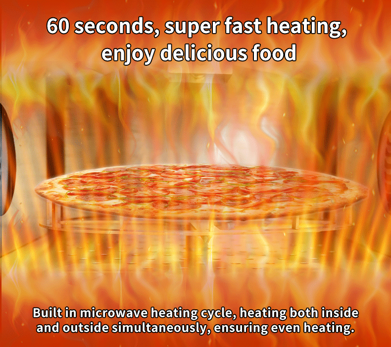 24 Hour Automatic Self Service Pizza Vending Machine Commercial Use