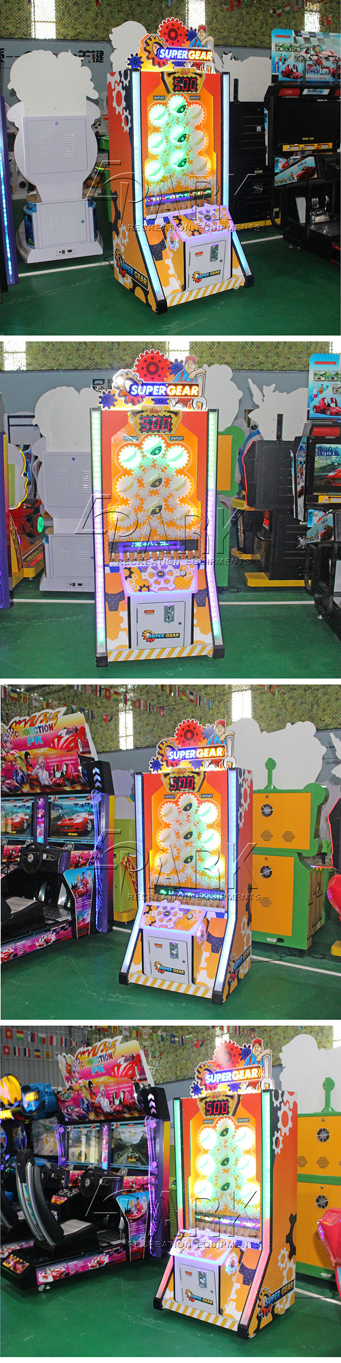 Gear And Pinball Amusement Arcade Prize Machine Games English / Chinese Version