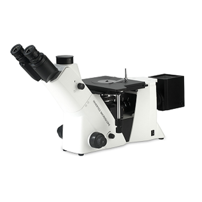 Quintuple Nosepiece Portable Metallurgical Inverted Microscope Comfortable Observation