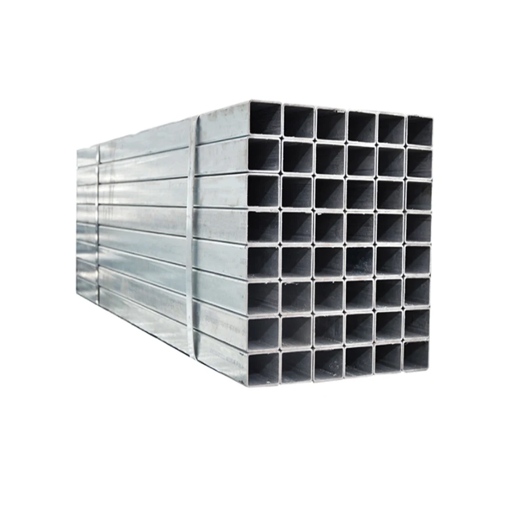 Square Metal Aluminium Rectangular Pipe 100*50 ISO9001 Certification