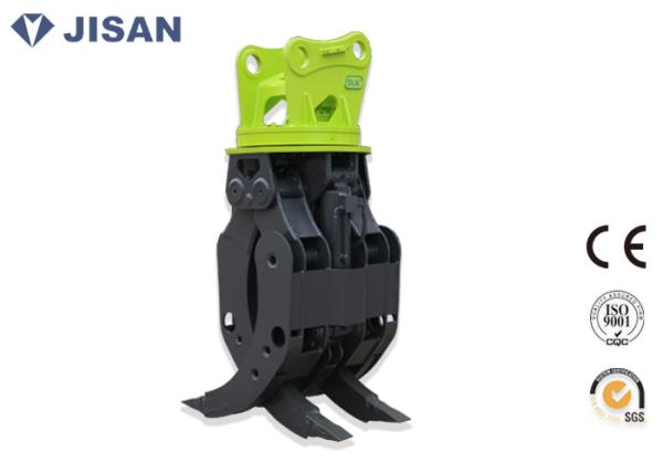 Multi Function Excavator Rock Grab , Stone Demolition Grapple For Excavator