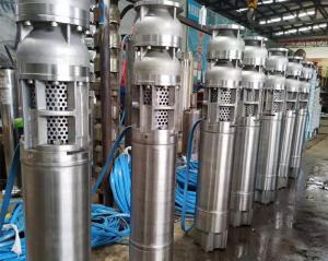 China QJ series Deep Well Submersible Pumps Stainlees Steel 304 / 316 / 316L wholesale