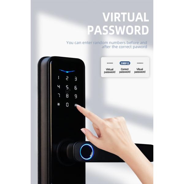 5VDC TTlock Smart Lock Biometric Keyless Smart Door Lock Wifi App Control
