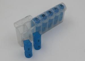 China Travel Pill Case Organizer , Transparent Plastic Pill Box For Children wholesale
