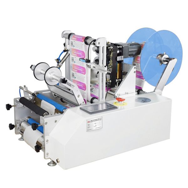 Beverages Condiments HDPE Bottle Labeling Equipment Machine Semi Auto