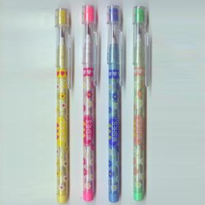 China plastic multi-head bullet push pencil with eraser topper for kids wholesale