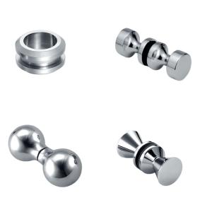China Easy Installation Shower Glass Door Handle High Precision Shower Screen Handle wholesale