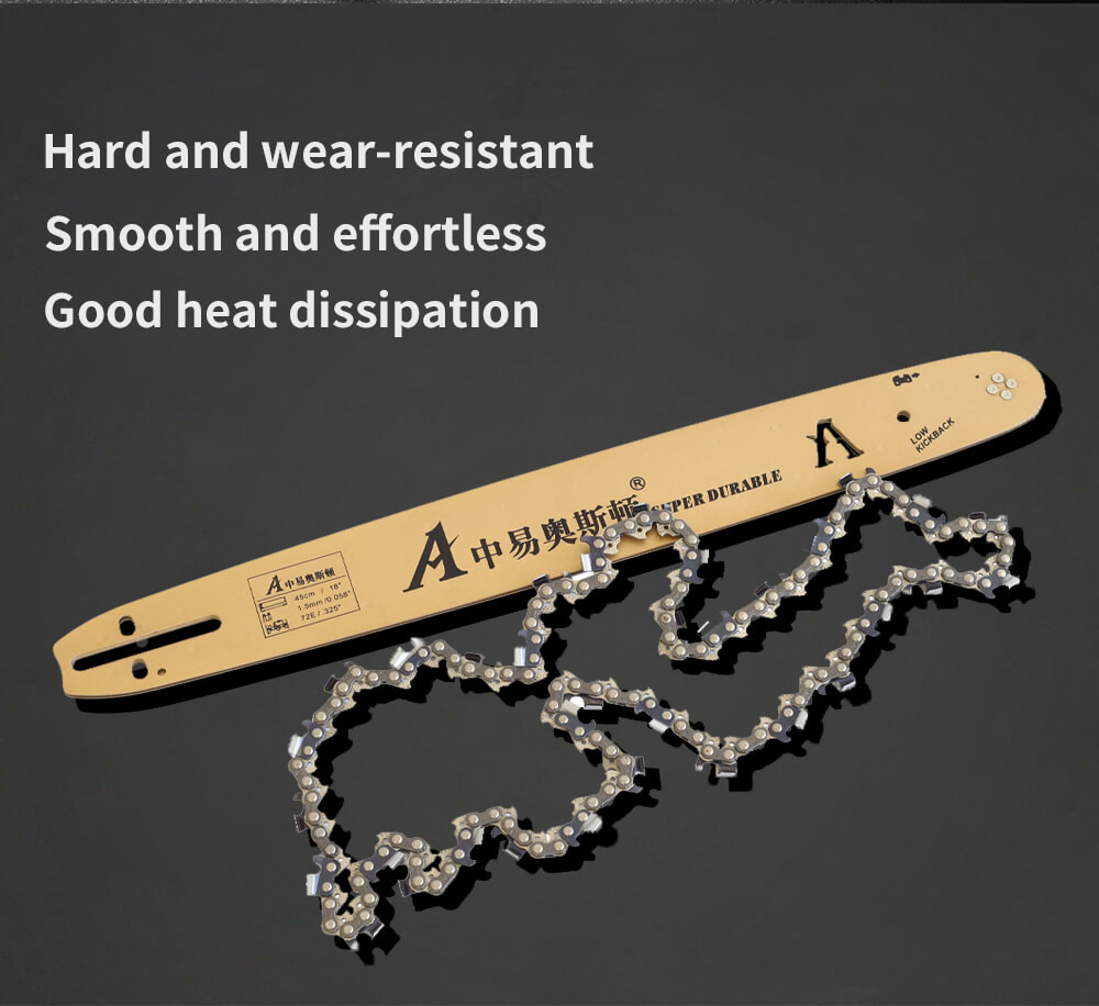 Steel Gasoline Chainsaw Parts Chain Carbide Harvester Chain Roll