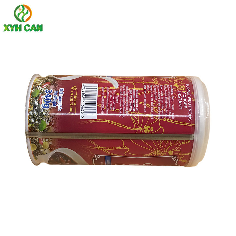 Bubble Tea Dim Sum CMYK 310ml Beverage Tin Can BPA Free
