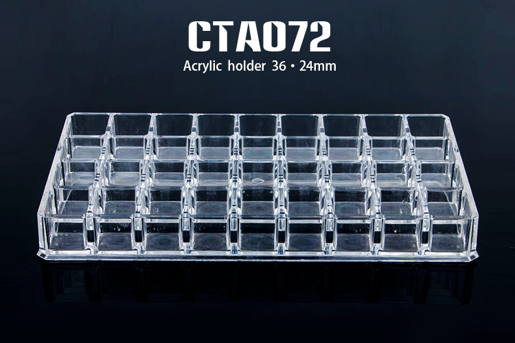 Acrylic Bottle Holder Tattoo Accessories Plastic Lipstick Display Nail Polish Holder