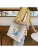 Organic Cotton Tote Single Shoulder Canvas Bag Eco Friendly