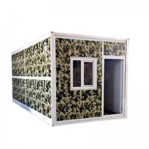 China 20ft 40ft Prefab Folding Container Homes with Q235/Q345 Light Steel Frame Structure on sale