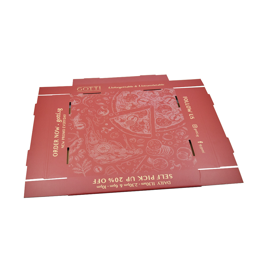 Customized Corrugated Paper Food Packaging Box Square Kraft Paper Shopping Bags