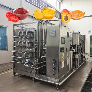 China High Precision Tubular UHT Sterilizer Machine 5T/H Juice Production Machine wholesale