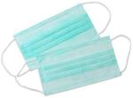3 Ply Non Woven Disposable Dust Mask Reusable Surgical Mask Blue Green