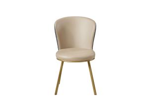 China Solid Wood Stainless Steel Modern Leather Chairs Dining wholesale