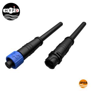 China 12AWG M12 9.0mm Male Female Circular Connectors IP67 wholesale