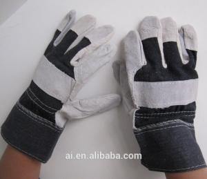 China Superior Safety Working Gloves leather / Jean / working gloves split leather safety wholesale