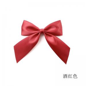 China Custom Garment Accessories Satin Ribbon Bow Gift Ribbon Bow For Decoration wholesale