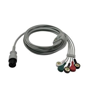 China Compatible ECG Cable Edan Contec Mindray Carewell Mediana Universal Type 6pin 3.6m TPU Material wholesale