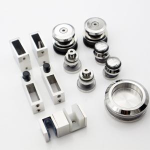 China 8-12 Thick Safe Glass Barn Door and Hardware Kit with 304 Stainless Steel Material wholesale