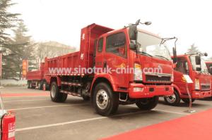 China 12 Tons HOWO 4×2 Light Duty Dump Truck With 105HP EuroIII Front Lifting 6 Tires wholesale