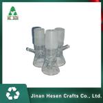 HESEN Double Recycler Glass Hookah Oil Rigs