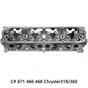 China Chrysler 318 360 V8 5.2L 5.9L Cylinder Head C# 671 466 468 wholesale