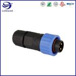 Standard IP67 PA Waterproof Circular Connectors For Led Screen