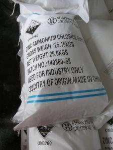 manufactorer zinc ammonium chloride,Export 45%Ammonium Chloride/55%Zinc Chloride export to Saudi Arabia