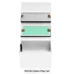 Beauty Salon Fume Extractor Laser Smoke Filter Machine With 410mm Acrylic Square