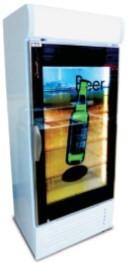 China Beer Beverage Cooler Commercial Refrigerator Freezer With Intelligent LED on sale