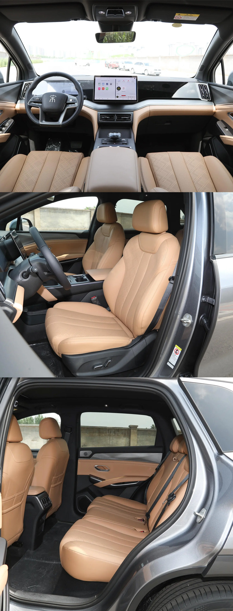 BYD Song L DM-i EV Electric Car 5 Seats 160KM Range Hybrid SUV with Autopilot and No Sunroof