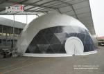 9.5m Aluminum Outdoor Geodesic Dome Tents with Clear PVC Roof Cover For High End
