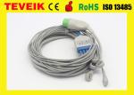 Medical Manufacturer Reusable Biolight 5leads Round 12pin ECG Cable For A8/A6