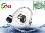 Universal Swivel Gooseneck Chrome Flexible Faucet Spout Silver Shower Head