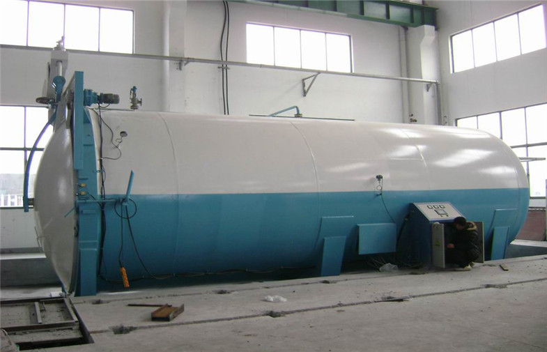 Rubber Autoclave With Safety Interlock , Automatic Control , High Temperature And Low Pressure