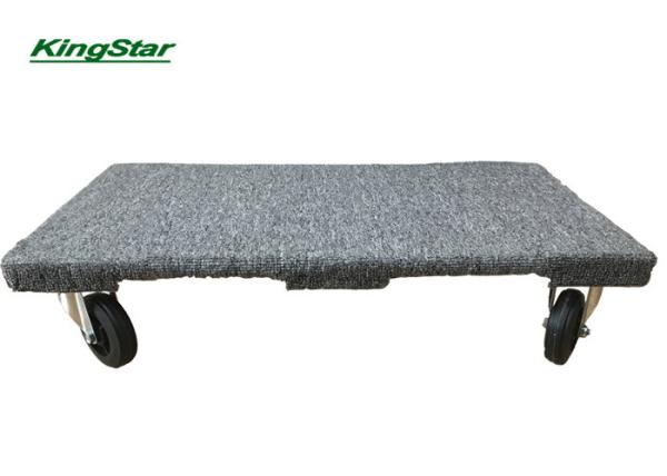 Plywood Furniture Moving Dolly With Carpeted Deck For Industrial Home Or Office