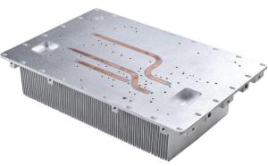 China CNC Machining Copper Pipe Heat Sink 6063 T5 Heat Dissipation Device wholesale