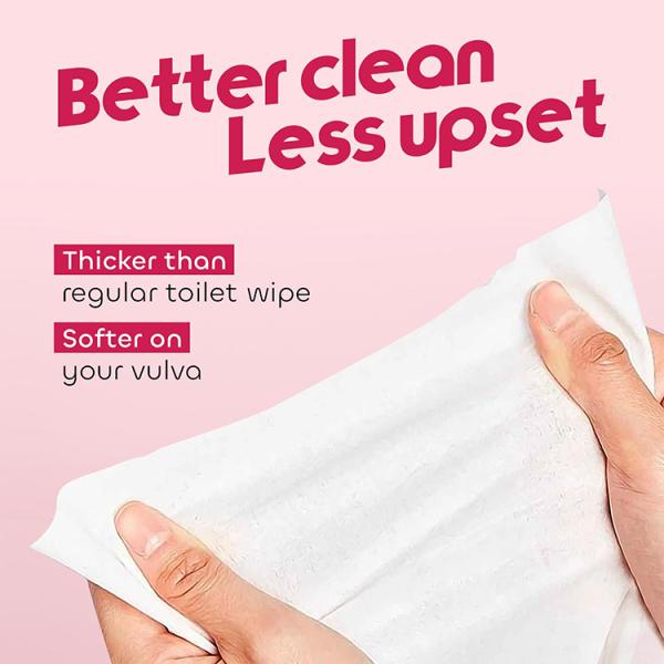 Customization 50pcs Ph Balanced Hygiene Essentials Feminine wipes
