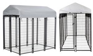 China Anti UV Aluminum Dog Box ISO9001 Heavy Duty Outdoor Dog Kennel ISO9001 wholesale