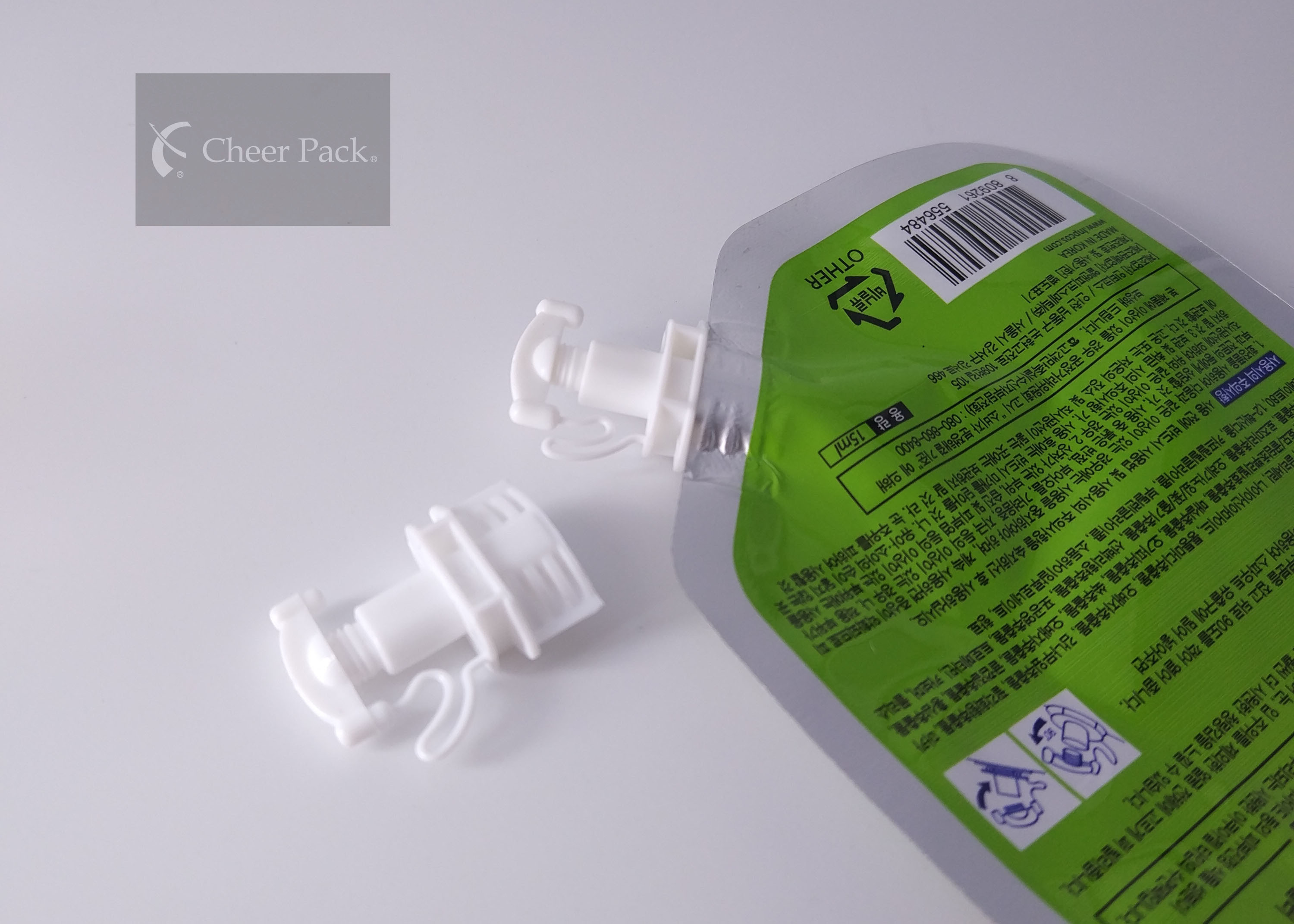Diameter 4mm PE Twist Spout Cap Twist - Off Style For Small Pouch